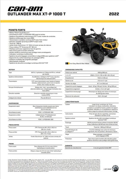 Can-Am OUTLANDER MAX XT-P 1000 T 2022. - Jet7Group Can-Am OUTLANDER MAX XT-P 1000 T 2022. - Jet7Group