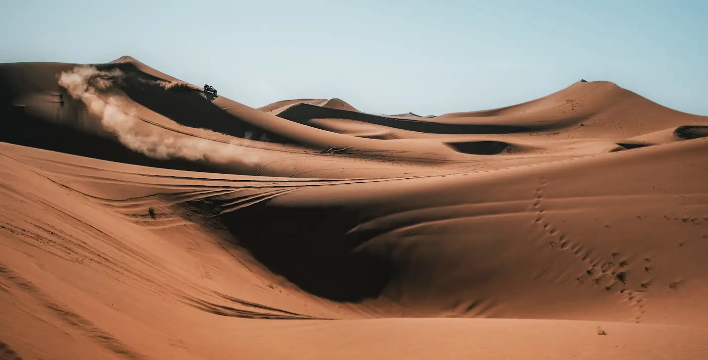 Raid Can-Am dans le désert marocain