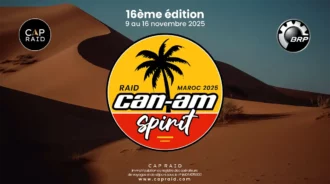 Raid Can Am Spirit, déser du Maroc, Affiche 2025