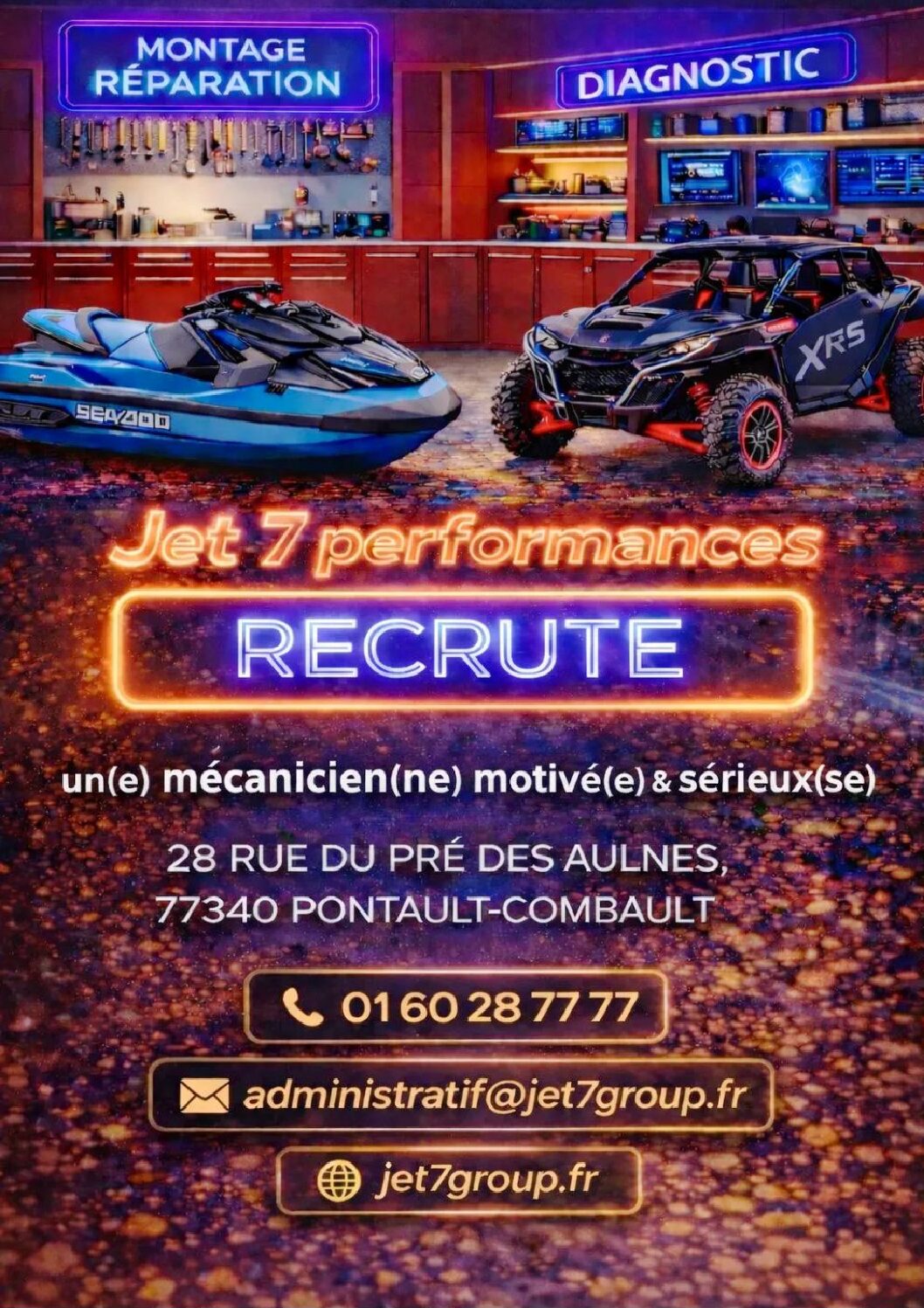 Jet 7 performances recrute